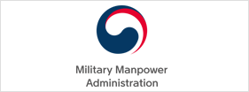 상징 심볼마크(영문 세로) Military Manpower Administration이미지