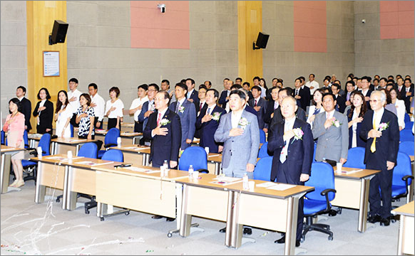 박창명 병무청장, 병무홍보대사, 자체평가위원, 직원 등이 참석한 가운데 병무청 창설 제46주년 기념식을 개최 했다. (8월 31일, 정부대전청사 대회의실) 