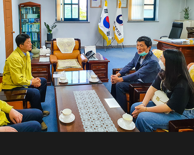 서창률 강원영동병무지청장은 5월 7일 곰신 기자, 부모 기자 등 강원영동병무지청 청춘예찬 기자를 초청하여 소통하고 격려하는 시간을 가졌다.(2020. 5. 7.  강원영동병무지청)