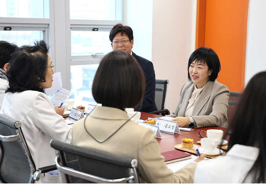 홍소영 병무청장이 국립정신건강센터(서울 광진구)를 방문했다.