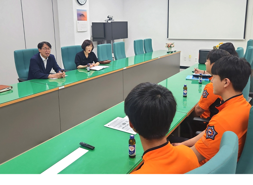 김성준 전북지방병무청장은 남원소방서를 방문해 재난·안전관리지원 분야에서 복무 중인 사회복무요원을 격려하고 소통하는 시간을 가졌다.