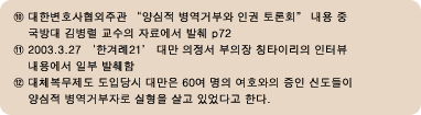 10.Ѻȣְ ' źο α ȸ'    躴  ڷῡ  p72, 11.2003.3.27 'Ѱܷ21' 븸   ĪŸ̸ ͺ 뿡 Ϻ . 12.üϹ Դ 븸 60  ȣ  ŵ  źڷ   ־ٰ Ѵ.